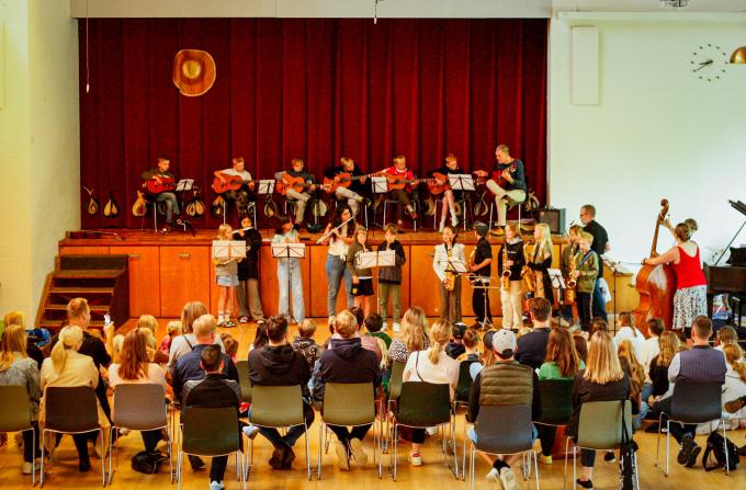 Koncert med orkesterklasser på Søholmskolen afd. Toftevang