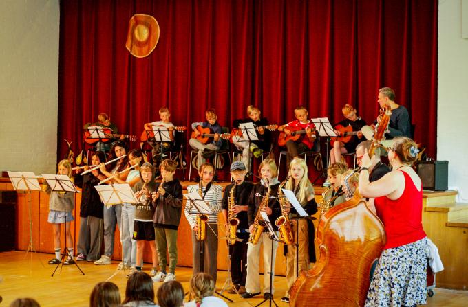 Koncert med orkesterklasser på Søholmskolen afd. Toftevang