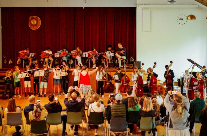 Koncert med orkesterklasser på Søholmskolen afd. Toftevang