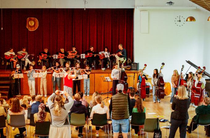 Koncert med orkesterklasser på Søholmskolen afd. Toftevang